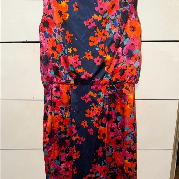 Evan Picone Vibrant Floral Sheath Dress Size 4 - Picture 5 of 6